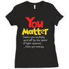 you matter Ladies Fitted T-Shirt
