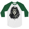 nerd  lion 3/4 Sleeve Shirt