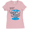 hipster ice cube Ladies Fitted T-Shirt