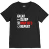 eat sleep manchester V-Neck Tee