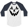 beauty face pumpkin 3/4 Sleeve Shirt