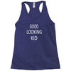 good looking kid Racerback Tank