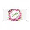 Floral Baby Name License Plate