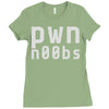 pwn noobs (2) Ladies Fitted T-Shirt