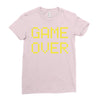 Game Over Ladies Fitted T-Shirt