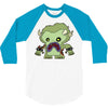 zombie monster 3/4 Sleeve Shirt