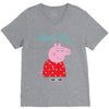 peppa pig aunt pig V-Neck Tee