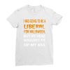 liberal for halloween Ladies Fitted T-Shirt