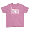 gangster rap made me do it Youth Tee