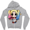 harley quinn Zipper Hoodie