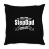 Worlds Greatest Step Dad Looks Like Throw Pillow