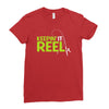 keepin' it reel Ladies Fitted T-Shirt