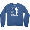 eat sleep battlefield 4, funny Crewneck Sweatshirt