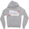 blessed mommy with flower white color Zipper Hoodie