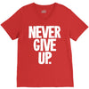 never give up 2 V-Neck Tee