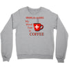 coffee lovers medical alert Crewneck Sweatshirt