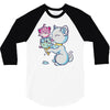 mice cream 3/4 Sleeve Shirt