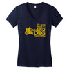 annual ride to end dog fighting Women's V-Neck T-Shirt