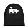 rude jigsaw ideal birthday present or gift Baby Beanies
