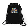 stoned in wonderland Drawstring Bags