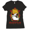 Super Saiyan Goku DBZ Ladies Fitted T-Shirt