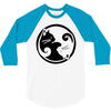 yinyang cats 3/4 Sleeve Shirt