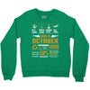 Born October Multitasking Problem Solving Tees Crewneck Sweatshirt