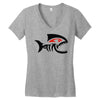 piranha Women's V-Neck T-Shirt