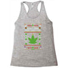 smoke weed every christmas Racerback Tank