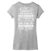 Real Kings Are Born On December 27 Women's V-Neck T-Shirt