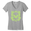 it's not easy being inked Women's V-Neck T-Shirt