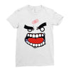 anger tee (flat version) Ladies Fitted T-Shirt