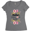 Daddy's Girl Women's Triblend Scoop T-shirt