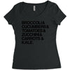 vegan Women's Triblend Scoop T-shirt