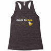 Mom to Bee Unknown Gender Racerback Tank