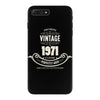 premium vintage 1971 classic perfectly aged limited edition iPhone 7 Plus Case