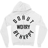 donut worry be happy Zipper Hoodie