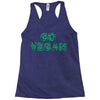 go vegan 4 Racerback Tank