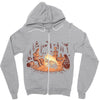 campfire Zipper Hoodie