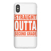 straight outta second grade iPhoneX Case