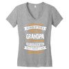Super Cool Grandpa Of A Freaking Awesome Granddaughter Women's V-Neck T-Shirt