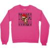 christmas reindeer dabbing Crewneck Sweatshirt