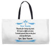 Dear Daddy, Thanks for Being my Dad Baby Boy Letter to Father Weekender Totes