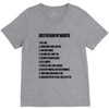 rules for dating my daughter shirt t shirt perfect father's gift V-Neck Tee