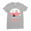 bitches with hitches Ladies Fitted T-Shirt
