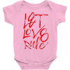 let love rule Baby Bodysuit