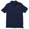 #drunk hashtag neon pink Men's Polo Shirt