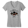 mixed martial arts and crafts Women's V-Neck T-Shirt