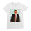 Rene Magritte Parody Impeach Trump Ladies Fitted T-Shirt