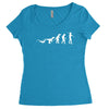 icke evolution Women's Triblend Scoop T-shirt